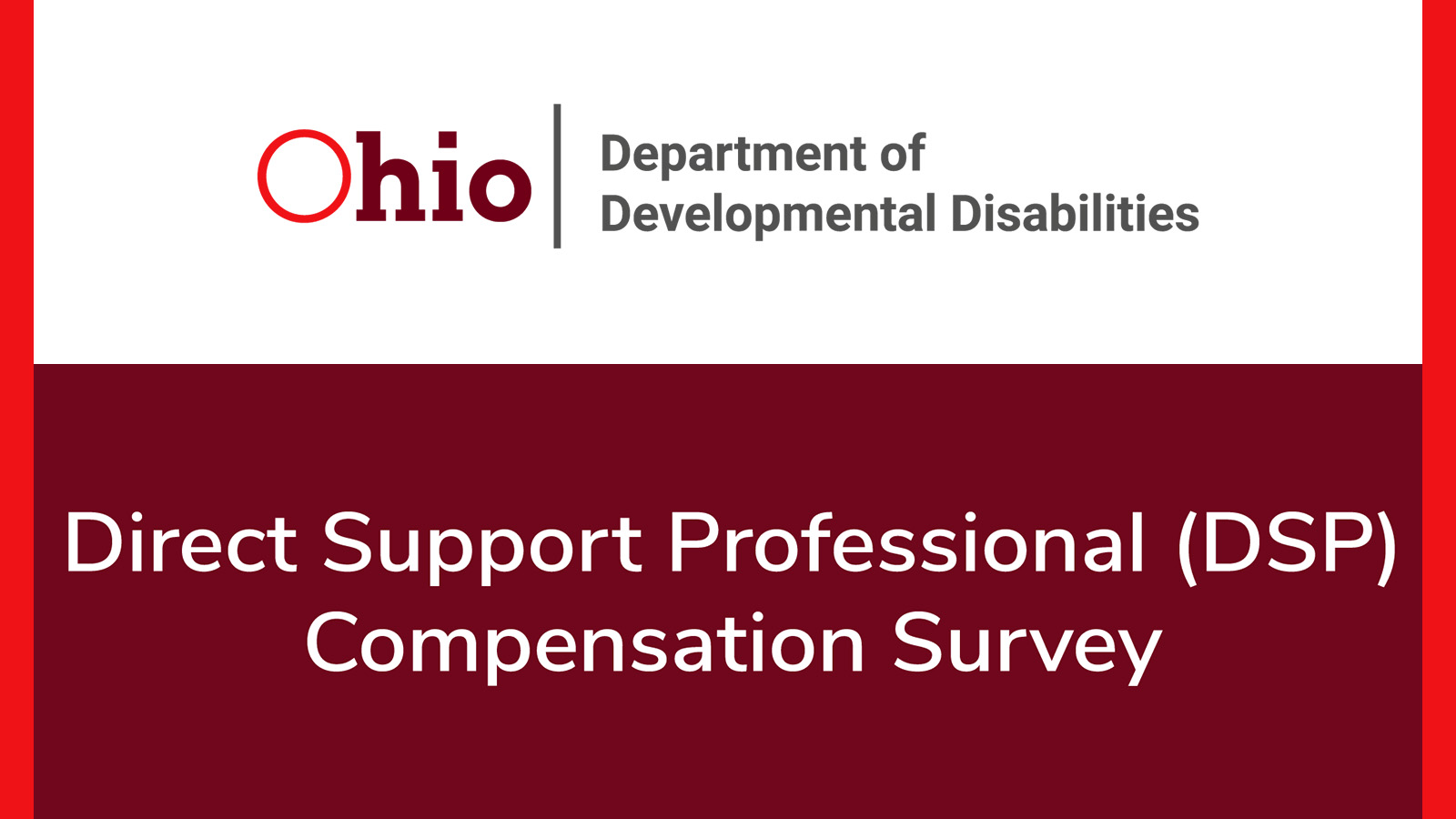 Direct Support Professional Compensation Survey