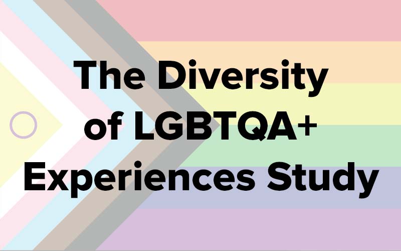 LGBTQA+ Diversity survey logo