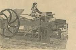 American colonial print press