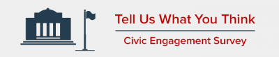 Civic Engagement survey banner