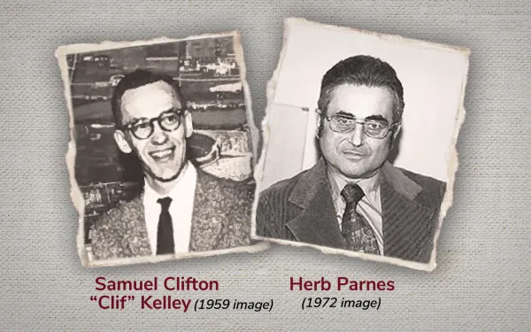 CHRR's cofounders Samuel Clifton “Clif” Kelley (left) and Herbert Parnes (right)