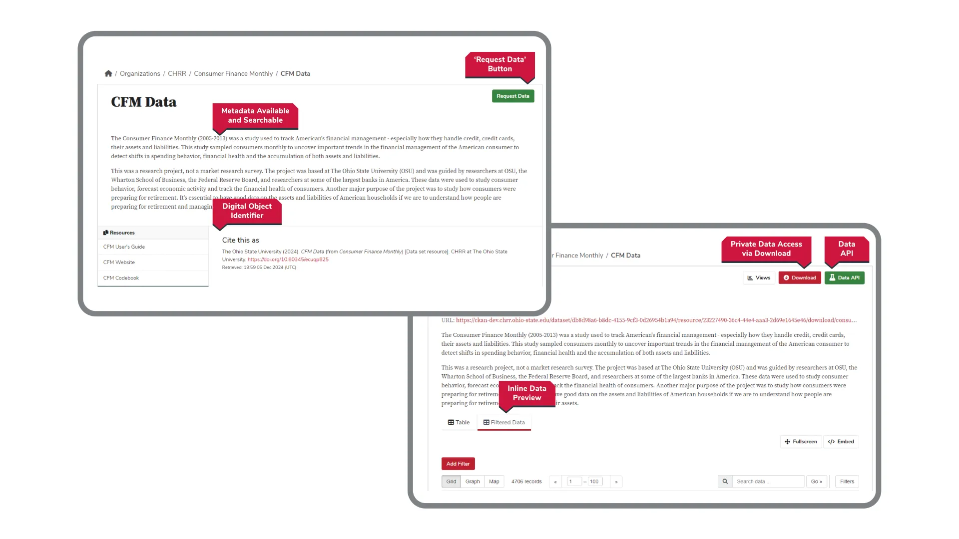 Example repository interfaces